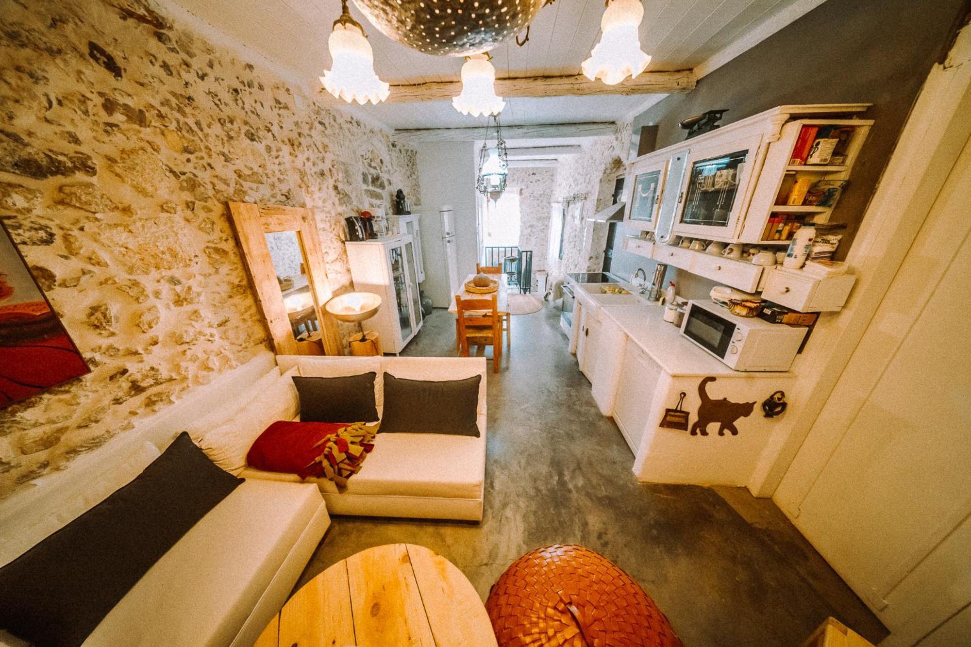Antonia'S Stonebuilt Mansion With A Private Pool Villa Armenoi  Bagian luar foto