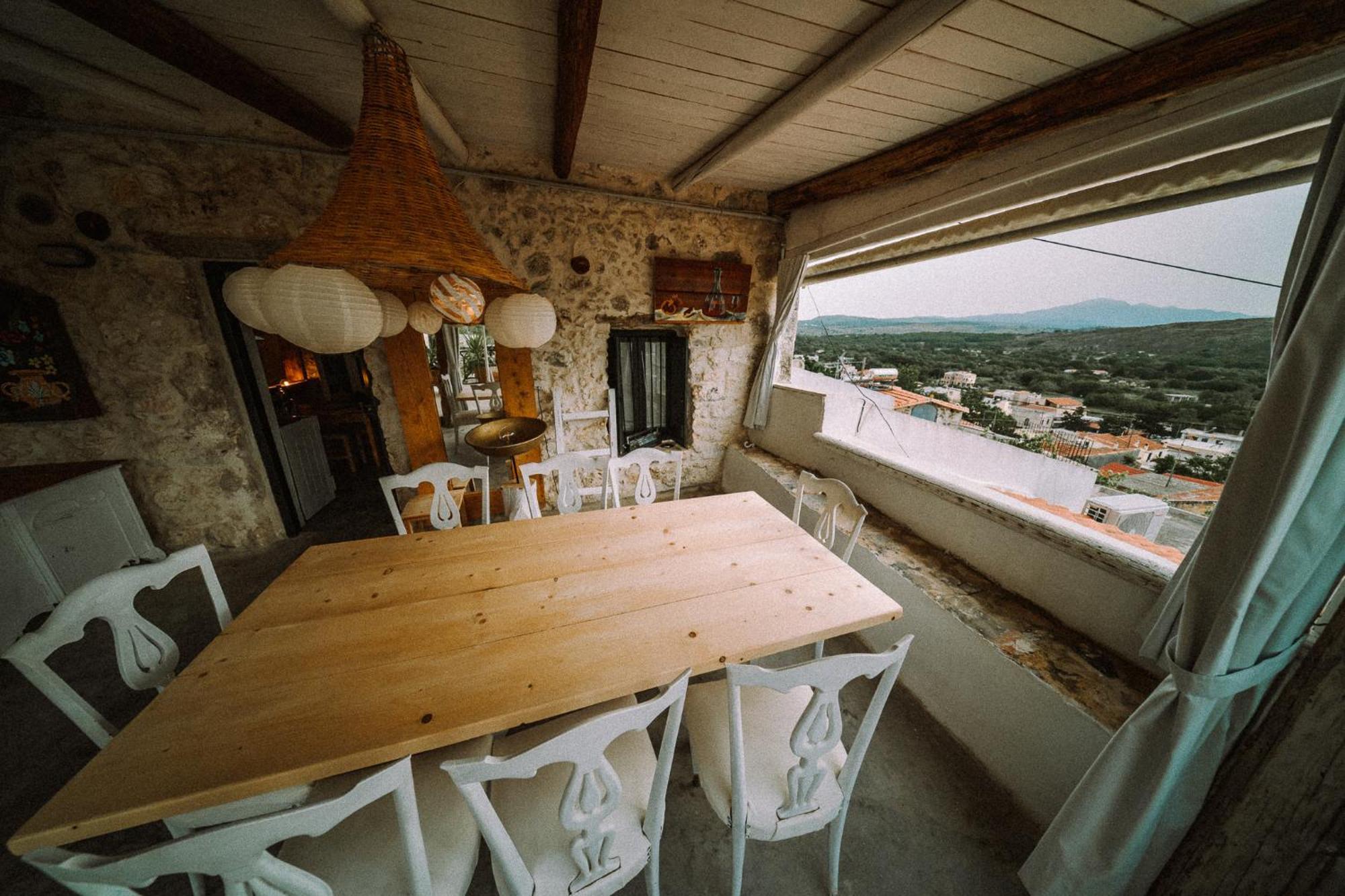 Antonia'S Stonebuilt Mansion With A Private Pool Villa Armenoi  Bagian luar foto